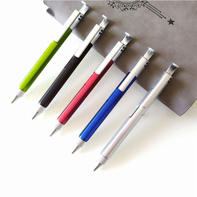 Multi-function Phone Holder Plastic Level Screwdriver Inch Scale Tool Ballpoint Pen OEM/ODM