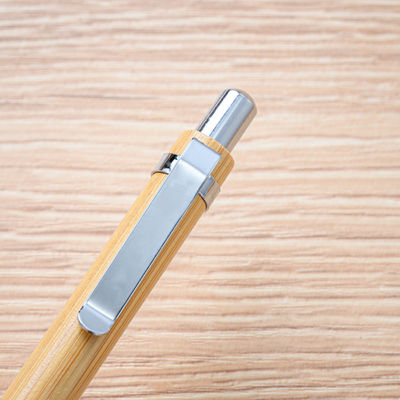 Custom LOGO Eco Friendly Bamboo Gel Ballpoint Pens Bamboo Pen Erasable